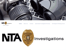 Tablet Screenshot of ntainvestigations.com